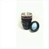 300 ml Stainless Steel Camera Lens Shape Self Stirring Mugs Cup Office Thermos Coffee Tea Cup Novelty Gifts Cool Black