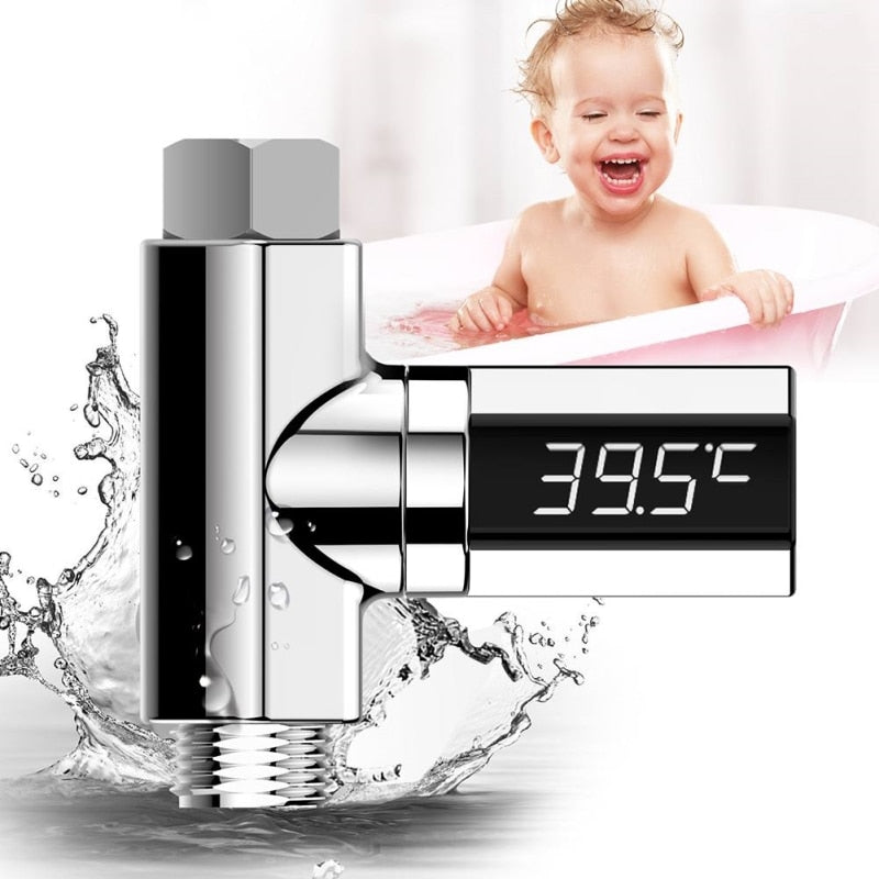 Led Baby Shower Thermometer Shower Water Display Temperture Monitor Flow Home LED