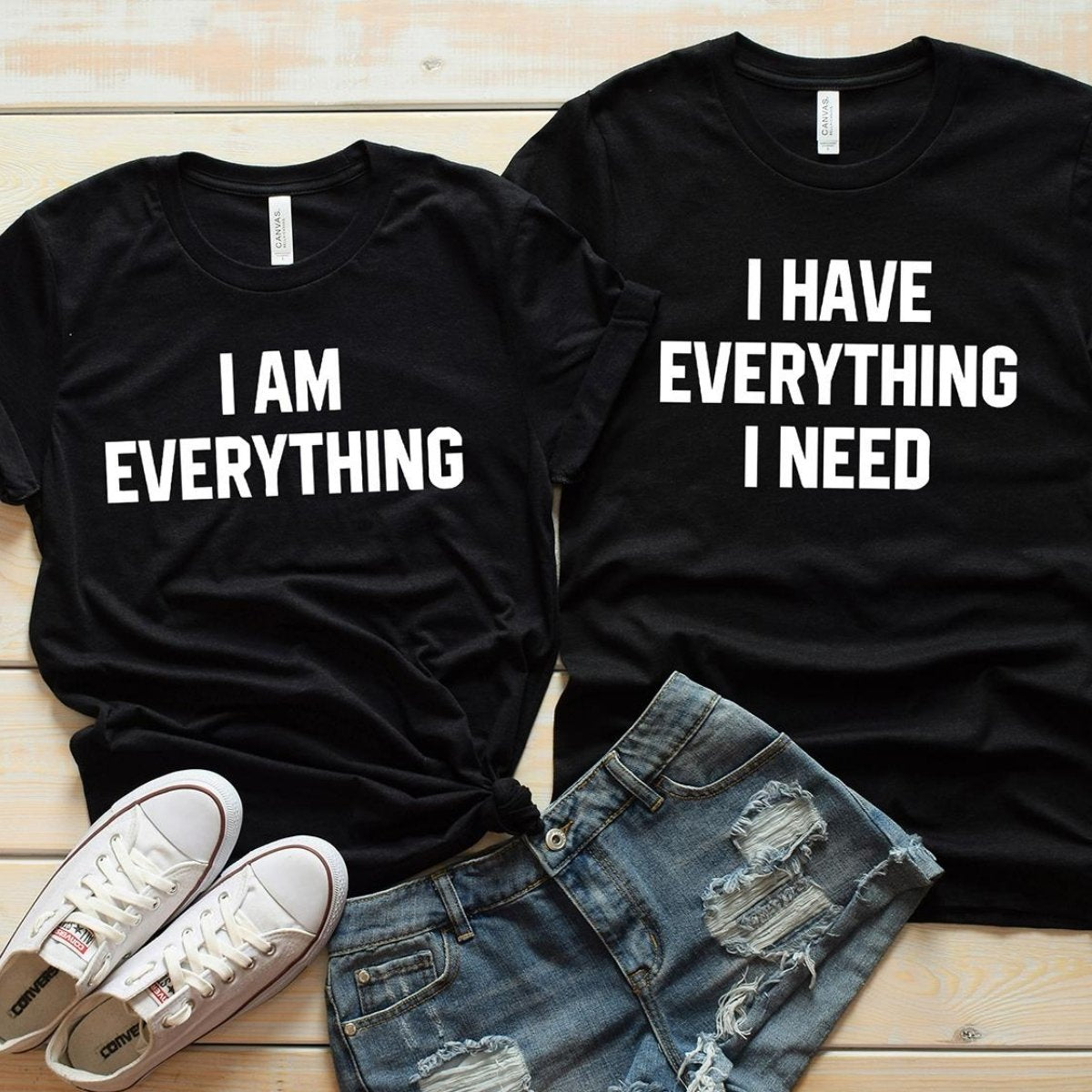 Everything I need Black Shirts